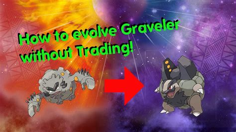 pokemon omega ruby how to evolve graveler